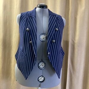 NWT Torrid Studio Ponte Buttoned Tailored Suit Vest, Size 1X (14/16)